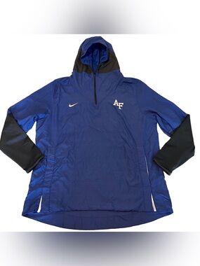 Nike On Field Air Force Falcons Jacket Mens 2XL Lightweight Windbreaker Pullover